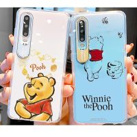 Nana Ko Electronton ดิสนีย์วินนี่ช้อนส้อมมีดหมีพูห์เคสโทรศัพท์เคสใส,สำหรับ Huawei P50 P40 P30 P20 Lite 5G Nova Y70บวก9 SE Pro 5T Y9S Y9 Y6