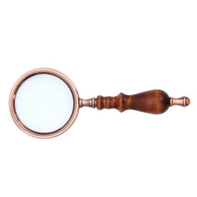 Handheld Magnifier 10X Glass Magnifying Glass Sandalwood Handheld Magnifying Glass With Large Glass Lens Magnifying Glasses For Reading Close Work effectual