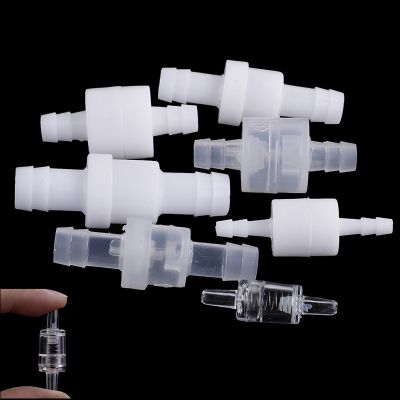 1pc 4/ 6/ 8/ 12mm Plastic One Way Inline Check Valve Gas Air Liquid Water Fluids Valve for Fuel Gas Ozone-Resistant Water Stop
