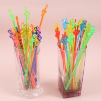 【Fun party】20ชิ้นโน้ตเพลง HandSwizzle Sticks ค็อกเทลกาแฟน้ำผลไม้เครื่องดื่มไวน์ Stirrer งานแต่งงานงานเลี้ยงวันเกิดของตกแต่งบาร์เครื่องมือ