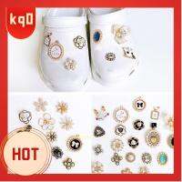 KQ0 5PCS สาว Rhinestone รองเท้าแตะอุดตัน อุปกรณ์รองเท้า เครื่องประดับแฟชั่น เสน่ห์รองเท้า เสน่ห์การตกแต่งรองเท้า