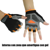 1 PC ถุงมือขี่จักรยาน GYM ฟิตเนส Breathable Anti-SLIP ผู้หญิงผู้ชายถุงมือครึ่งนิ้ว Fingerless Anti-sweat ถุงมือกีฬาจักรยานจักรยาน