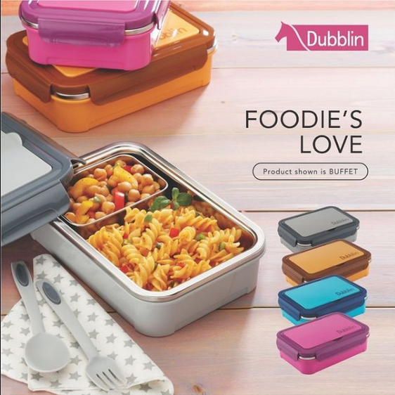 DUBBLIN BUFFET INSULATED LUNCH BOX / LUNCH BOX KOTAK BEKAL MAKAN