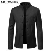 ZZOOI New 2021 Four Seasons Universal MenS Business Casual Slim Suit Men High Quality Windproof Comfortable Warm Solid Color Jacket