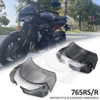 ใหม่765 S Rsmotorbike กระจกบังลมสีดำ/ ใส/ควันสีเทาสำหรับสตรีทสาม S660 765 S 765R 765RS 2020 2021 2022