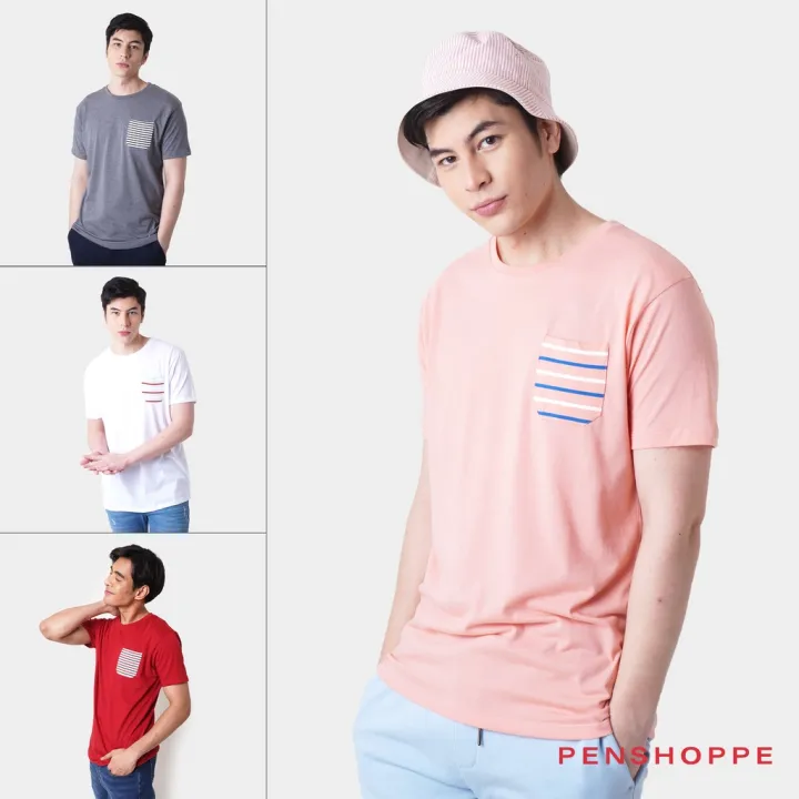 Penshoppe t shirt with pocket Clearance