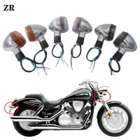 【 At】ด้านหน้า; ด้านหลังรถจักรยานยนต์ Emark ไฟเลี้ยวสำหรับ Honda Shadow 400 750 VT750 2004 2007ไฟเลี้ยว AmberBlinkers