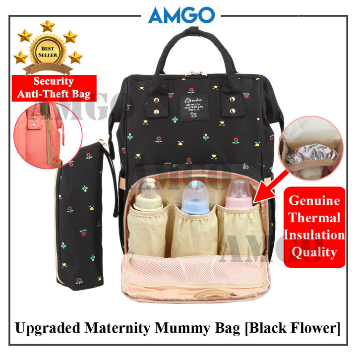 Mommy Bag Waterproof USB Large-capacity Baby Backpack Female 