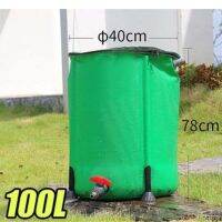 200L 100L Rain Barrel collapsible Rainwater Harvest water tank garden strong PVC foldable Collection Tank Container with Runoff