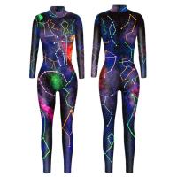 [COD] New cross-border sky digital printing cosplay play costume adult tight long-sleeved