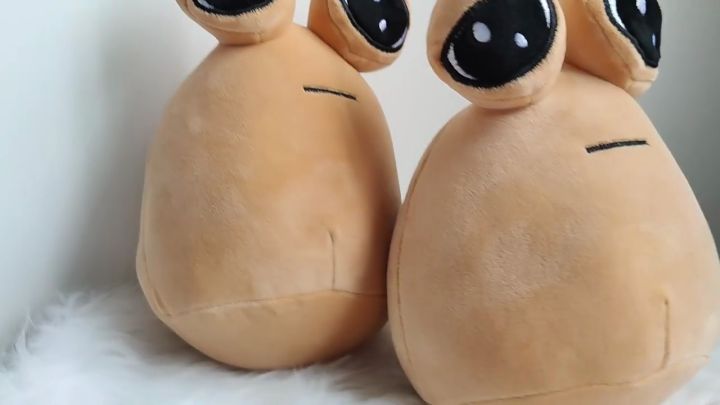 New My Pet Alien Pou Plush Toy Doll Kawaii Alien Stuffed Plush Game Plush  Animal Pou