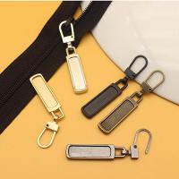 5Pcs Detachable Metal Zipper Pullers Sliders Head Zippers Repair Kits Zipper Pull Tab DIY Sewing Jacket Clothing Door Hardware Locks Fabric Material