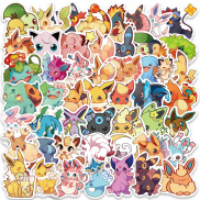 50 mảnh dễ thương Pokemon phim hoạt hình hoạt hình thời trang không thấm