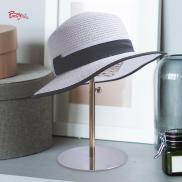 Prettyia Hat Display Stand Stainless Steel Cap Storage Holder for Home