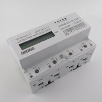 10(100) 3*120V208V 60HZ สามเฟส Din Rail KWH วัตต์ชั่วโมง Din-Rail Energy Meter LCD