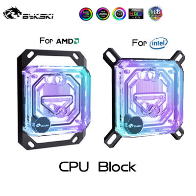 Bykski CPU Waterblock For IN LGA115X 2011 AMD Ryzen 357 X470 X570,CPU Processor Watercooler 5V12V CPU-XPR-C-ICPU-XPR-C-M