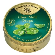 Kẹo Hộp Thiếc Đức Cavendish Harvey Hương Bạc Hà Clear Mint Hộp 200g