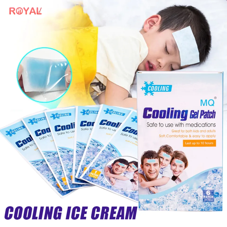 5 Sheets Baby Cool Pads for Kids Fever Discomfort,Cooling Relief Fever  Reducer