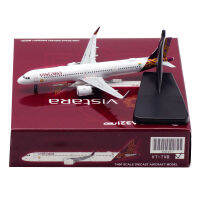 Diecast โลหะผสมโลหะ A321 NEO VT-B VISTARA Air 1:400เครื่องบินเครื่องบินรุ่น Landing Gears แสดง