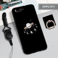 เคสซิลิโคนนิ่มสำหรับ OPPO R11เคสโทรศัพท์กล่องคลุมทั้งหมดทาสีป้องกันการตกฝาครอบโทรศัพท์กันรอยขีดข่วนสำหรับ OPPO R11เคสแถมฟรีเชือกเคสโทรศัพท์ OPPO และที่วางแหวน