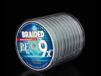 สาย PE SUPER STRONG BRAID (X-9) ถัก 9 ความยาว 100 เมตร สีมัลติคัลเลอร์ (ความยาวต่อเนื่อง)