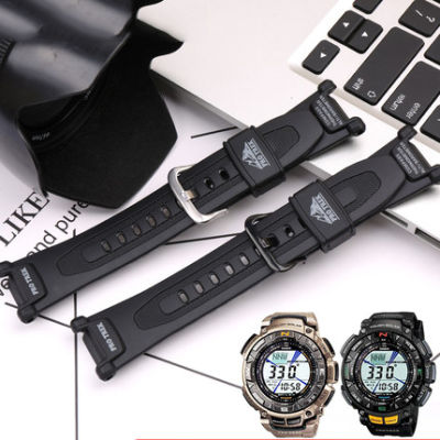 Watch Accessories Strap Professional Replace FOR CASIO G-SHOCK Pro-trek PRG-40 PRG-240 Wrist Band Mountaineering Rubber celet