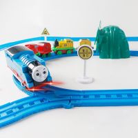 De Stoomlocomotief Thomas En Vrienden Anime Kinderen Puzzel Elektrische Lichte Muziek Thomas Trein Spoor Speelgoed Magnetissche Kerstcadeau