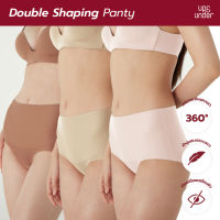 ?BigSale! : Set 3 ชิ้น กางเกงในผู้หญิง เก็บพุง รุ่น Double Shaping Panty ไร้ขอบ เก็บหน้าท้อง เรียบเนียน สัมผัสนุ่มสบาย สุดพิเศษ กางเกงในเด็ก