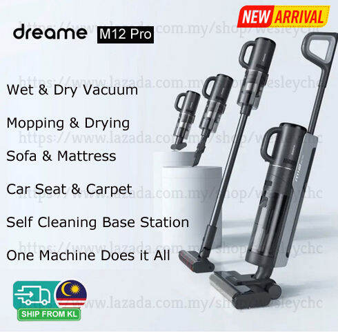 Dreame M12 Pro Smart Cordless 3in1 Wet & Dry Vacuum Mop Cleaner, Anti ...
