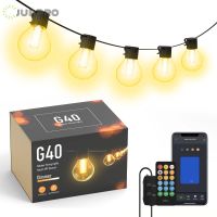 G40 LED ลูกโลก S Tring หลอดไฟกลางแจ้งถนนพวงมาลัย RGB พู่ห้อย Led ไฟบลูทูธ Twinkly ไฟปาร์ตี้ Dimmable ตกแต่งสวน