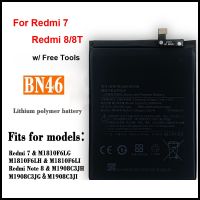 แบตเตอรี่ แท้ 100% ใหม่ BN46 4000MAh แบตเตอรี่สำหรับ Xiaomi Redmi หมายเหตุ8 8T Redmi 7 Xiao Mi Original คุณภาพโทรศัพท์เปลี่ยนแบตเตอรี่เครื่องมือฟรี