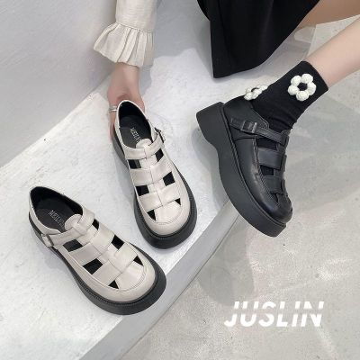 ◈♣ JUSLIN รองเท้าผู้หญิง รองเท้าแฟชั่น พื้นนุ่ม ด้านล่างหนา กันลื่น นุ่ม ใส่สบาย สไตล์เกาหลี แฟชั่นฤดูร้อน NOV2302