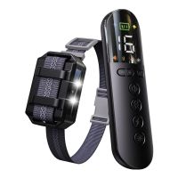 Electric Dog Training Collar with Remote Long Range Control Waterproof Rechargeable Display for All Size Dogs Shock Vibration