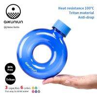 AIKUNLUN QQ Shaker Gallon Water Bottle Baby Tritan Material Drink Bottle Sport Heat Resistant 100 Free Shipping Fashionable