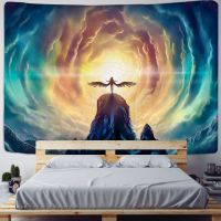 Angel Landing Tapestry Hippie Wall Hanging Blanket Wall Carpet Yoga Mat Home Decor Tapestry