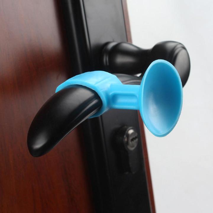 2pcs-doorknob-wall-mute-แผ่นกันกระแทกเบาะประตูตู้เก็บของจับล็อค-silencer