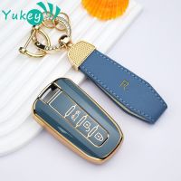 3 4 Buttons TPU Smart Key Case Coverfor Ssangyong Actyon Kyron Rodius Tivolan Korando C Rexton W Car Shell Fob Holder Keychain Key Chains