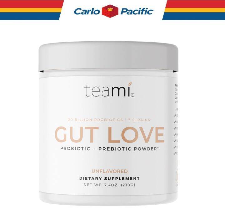 Teami Gut Love Probiotic + Prebiotic Powder Unflavored 7.4oz Lazada PH
