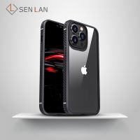 Luxury Transparent Back Shockproof Silicone Protective Cover Case For iPhone 15 14 11 12 Pro Max 15Plus XR XS X Soft Phone Cases