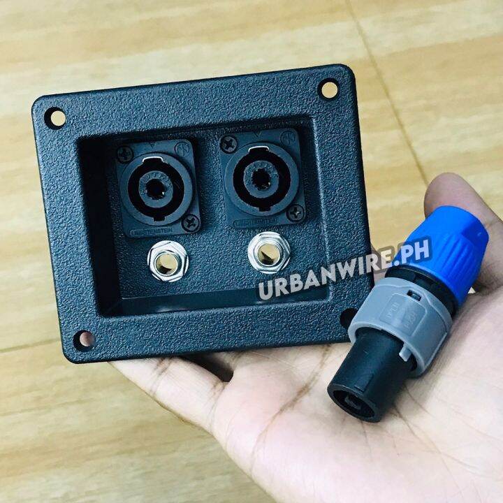 COMBO SALE】SpeakON 4 Pins Male Plug With 2 Speakon Jack Terminal