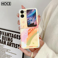 HOCE เคสฝาพับสีรุ้งเคสโทรศัพท์สำหรับออปโป้ไฟนด์ N2ฝาพับ N2ฝาหลังกันกระแทกสุดน่ารัก