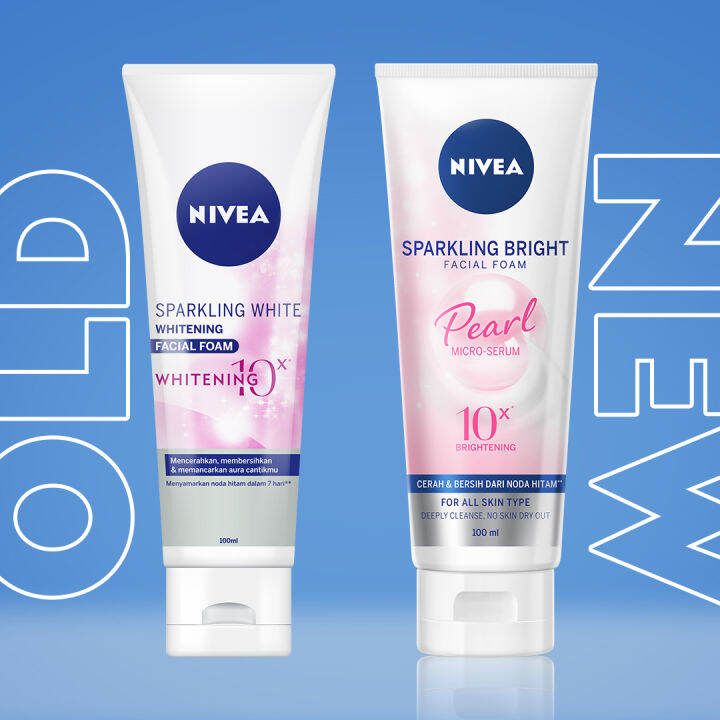 Nivea Face Sparkling Bright Whitening Facial Foam Sabun Cuci Muka