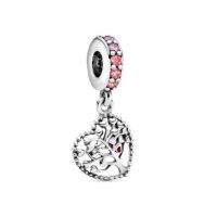 [พร้อมส่ง สินค้าแท้ ?] Pandora Pink Family Tree Dangle Charm