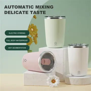 Electric High Speed Mixing Cup Coffee Tea Milk Cocoa Self Stirring Coffe  Mug Glass Waterproof Self Stirring Cup For Milk Protein