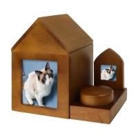 E56C Memory Urn สำหรับ Ashes Cat หรือ Dog Memorial Keepsakes Cremation Urns พร้อมกรอบรูป Loss Gifts