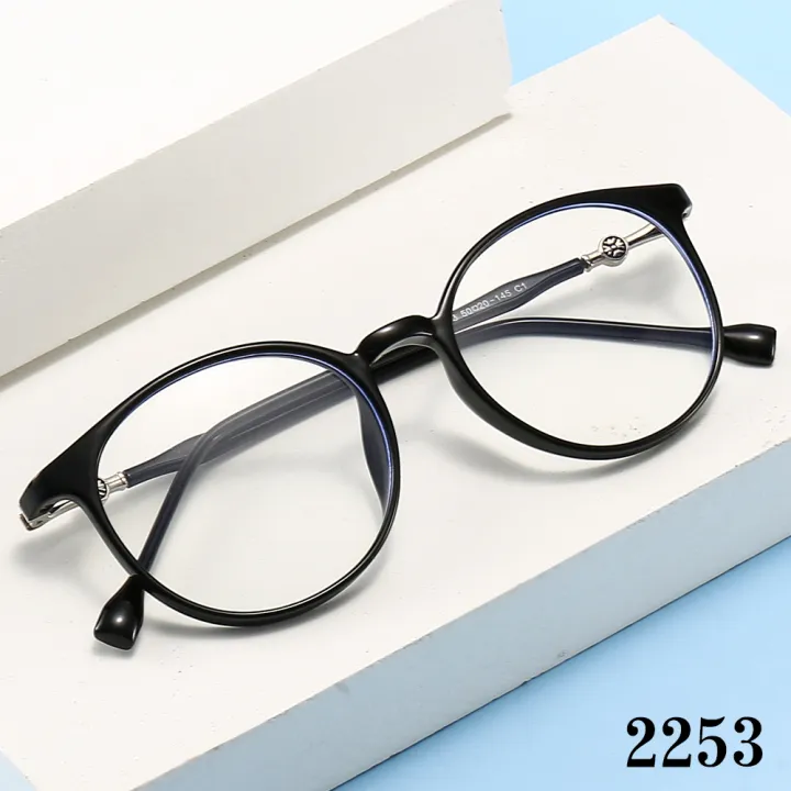 HE New anti-blue light glasses frame TR90 glasses frame round round ...