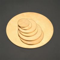 1-2pcs Brass Disc Round Plate Sheet Diameter 20mm 30mm 50mm 60mm 80mm 100mm 150mm 200mm Solid Pure Copper Sheet Plate T0.5-20mm Colanders Food Straine