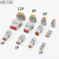1ชุด2 3 4 6 812ขาทาง Deutsch DTM ขั้วต่อกันน้ำกับหมุดยานยนต์ DTM04-2 DTM06-2 Sen 3 4 6 8 12 P 20-24AWG