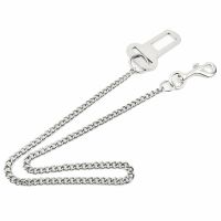 Metal Dog Seatbelt Stainless Steel No Chew Dog Seat Belt Pet Vehicle Safety Restraint Cable Car Leash Strap for Small Large Dogs Collars