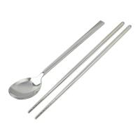 ช้อนเกาหลี พร้อมตะเกียบ รุ่น Korean-Chopstick-Spoon-Set-05c-June-Beam